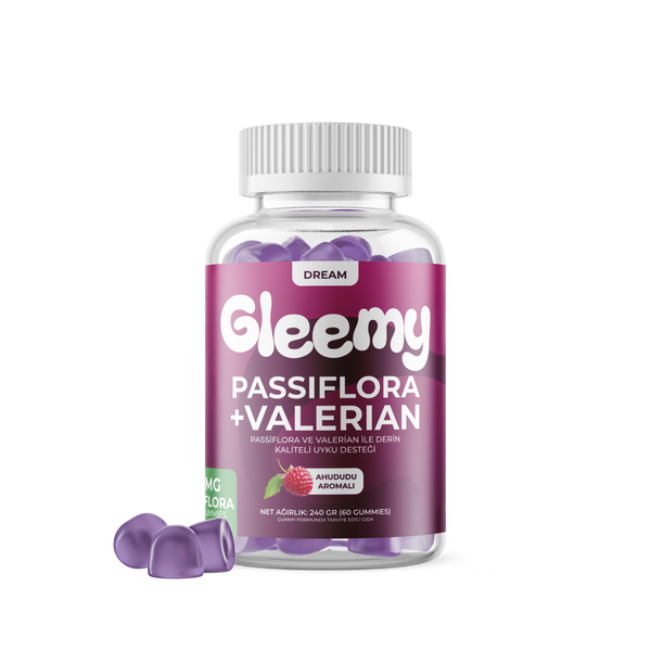 Gleemy Dream Papatya, Lavanta & Passiflora Çiğnenebilir Takviye Edici Gıda