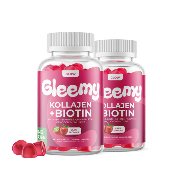 Gleemy Glow İkili Paket – 2x60 Gummies